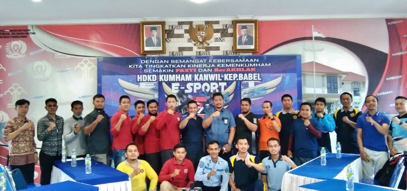 Turnamen Esports yang digelar Kemenkumhan Babel