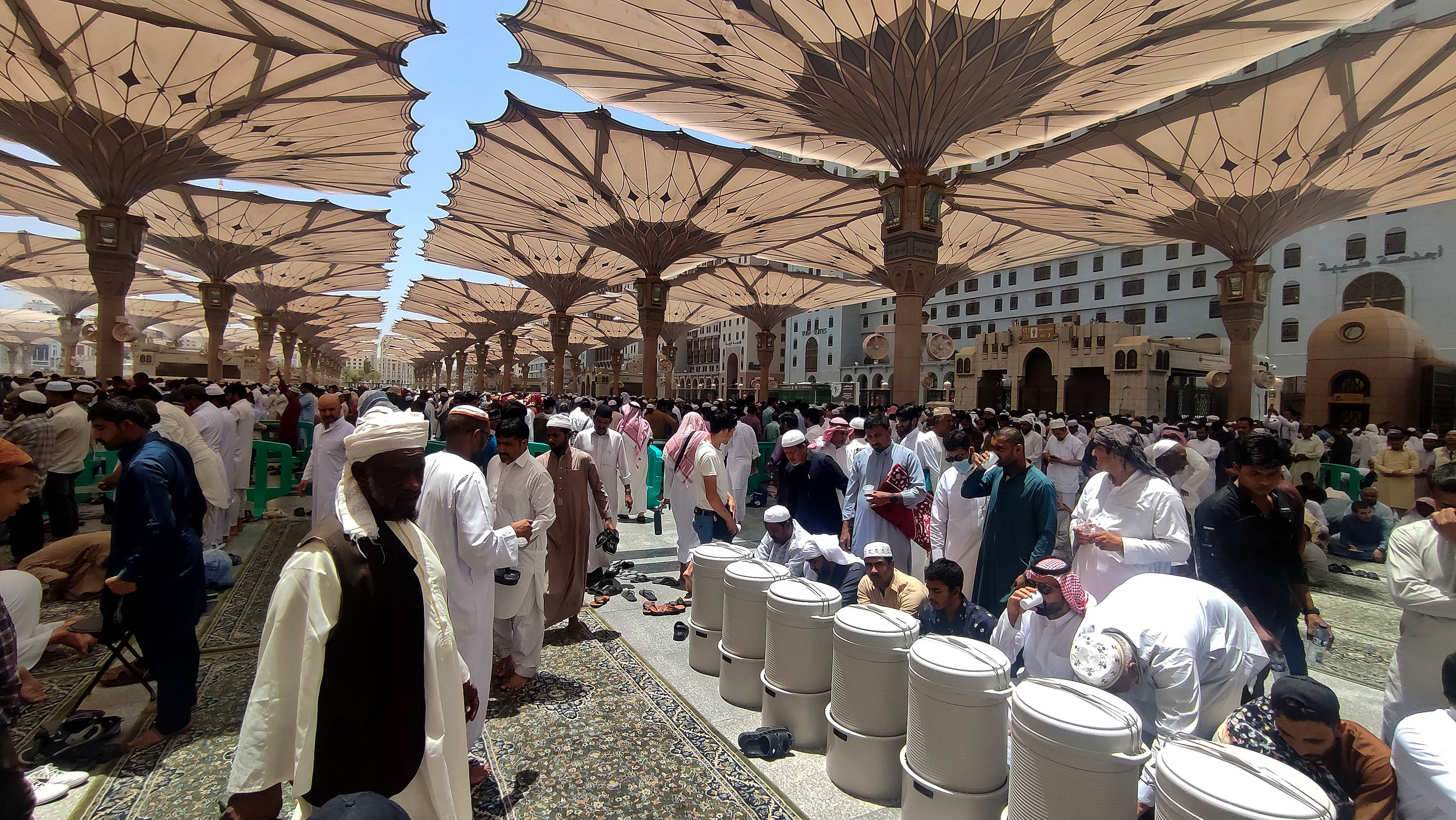 Ilustrasi: jemaah haji di Madinah