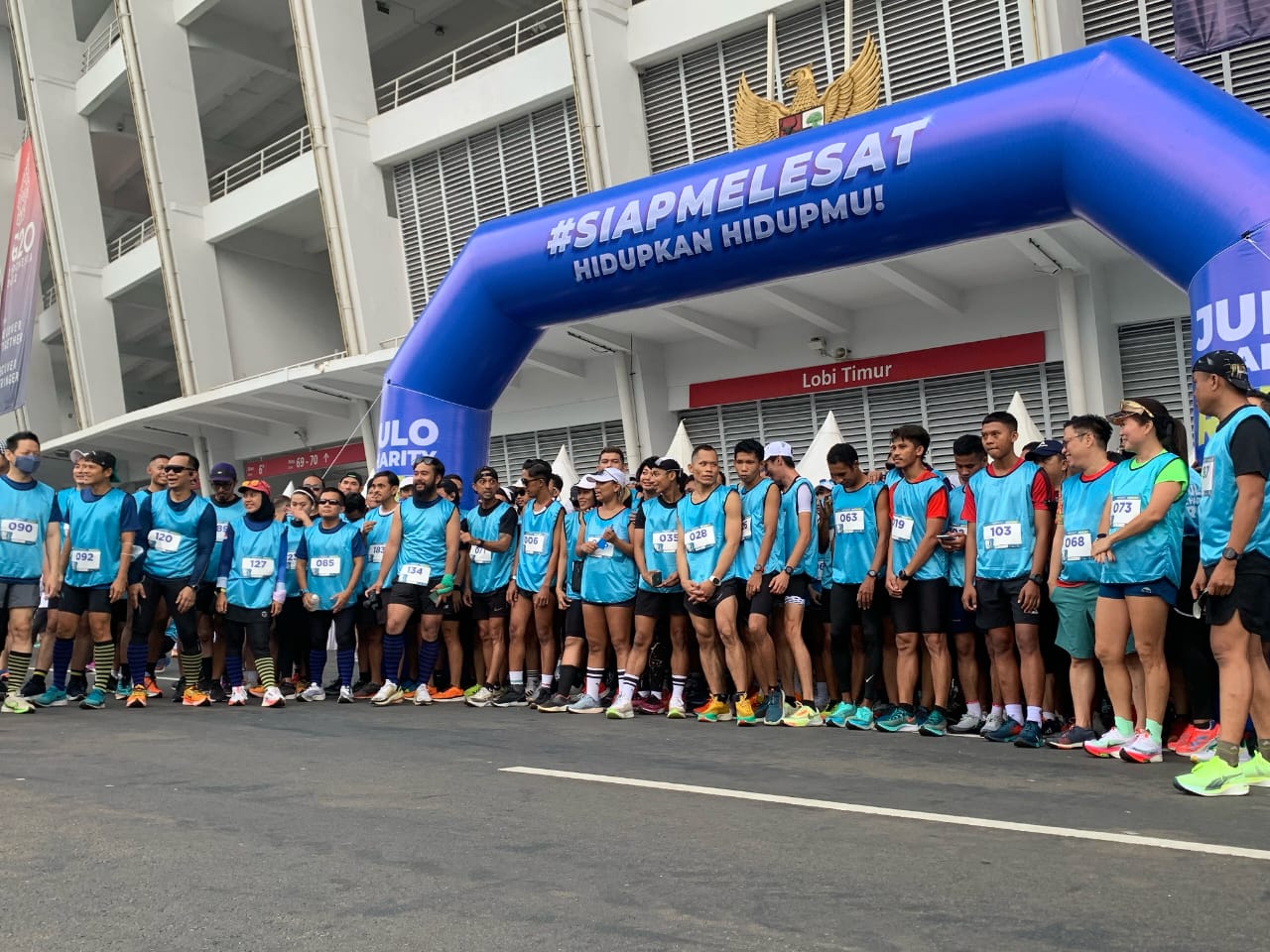 Ajang Charity Run yang jadi bagian kampanye Siap Melesat JULO