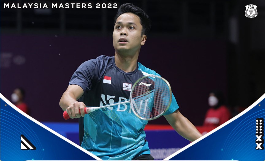 Tunggal putra Indonesia Anthony Sinisuka Ginting