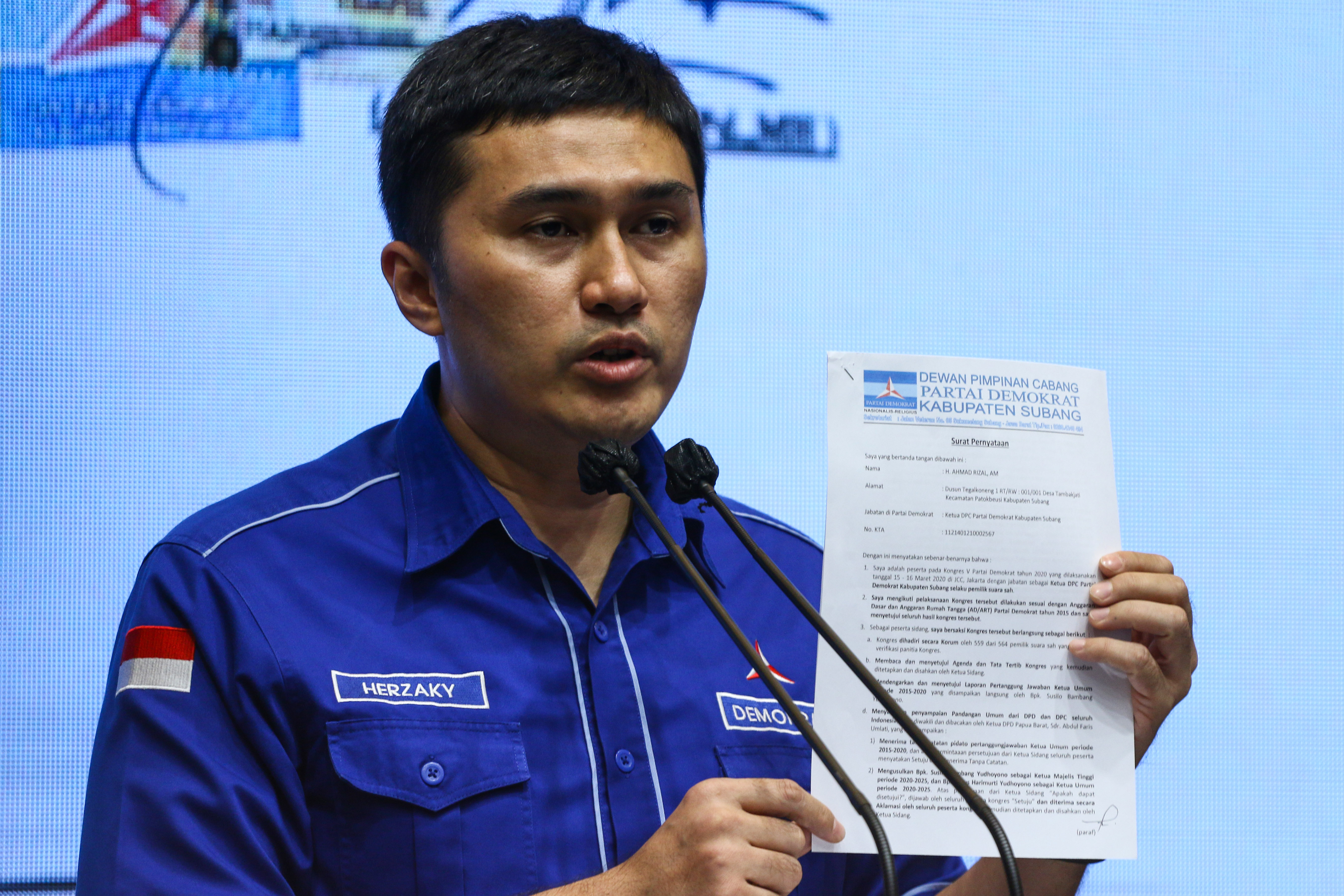 Kepala Badan Komunikasi Strategis DPP Partai Demokrat Herzaky Mahendra