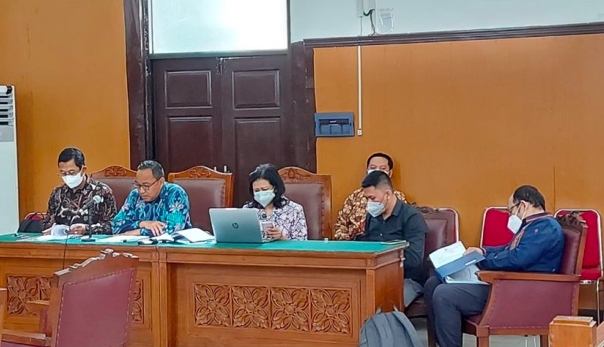 Biro hukum Komisi Pemberantasan Korupsi (KPK) saat sidang praperadilan di Pengadilan Negeri (PN) Jakarta Selatan, Rabu (20/7/2022)