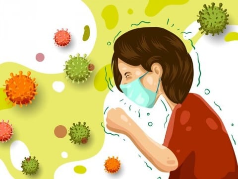 ilustrasi positif covid-19