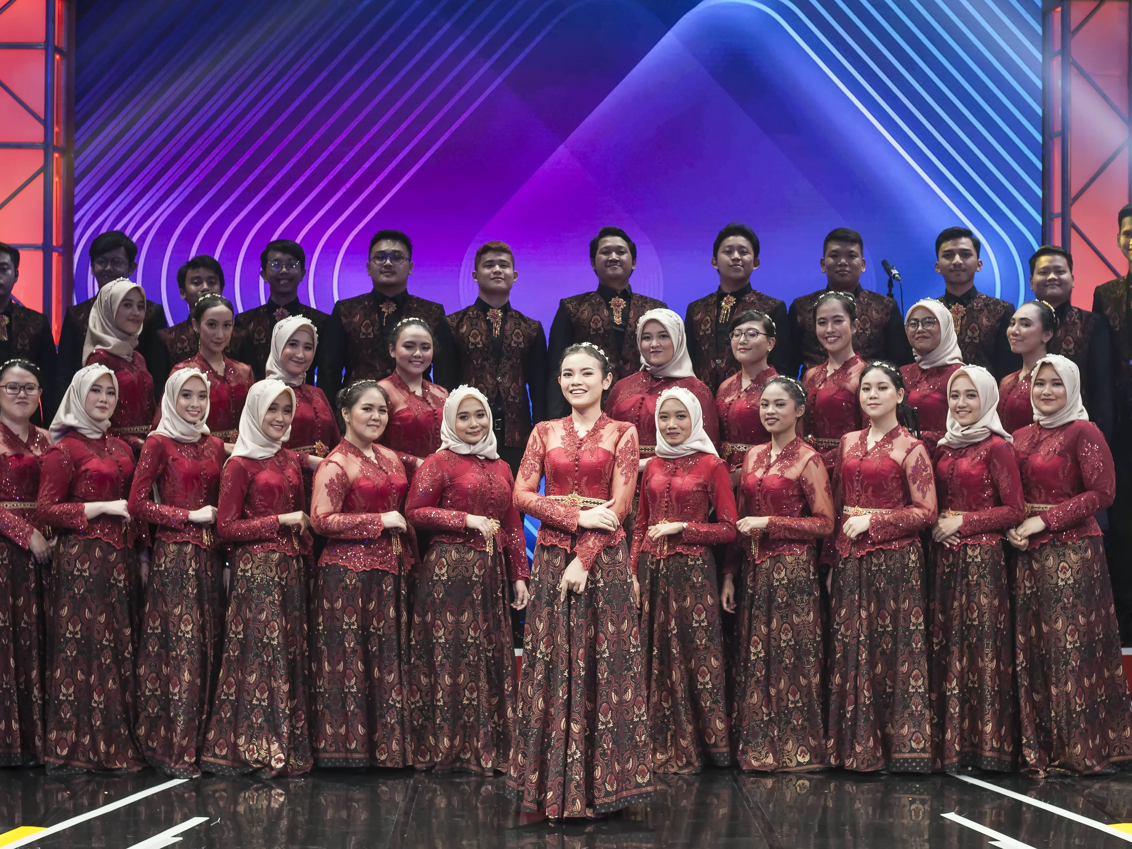 Ilustrasi paduan suara.