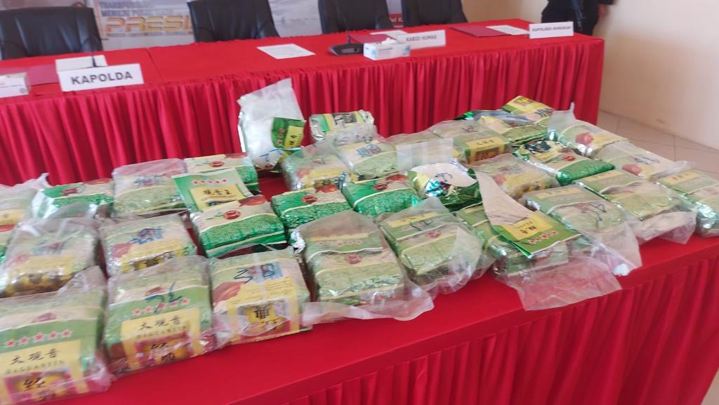 Sabu seberat 47 kg yang disita Polda Kaltara
