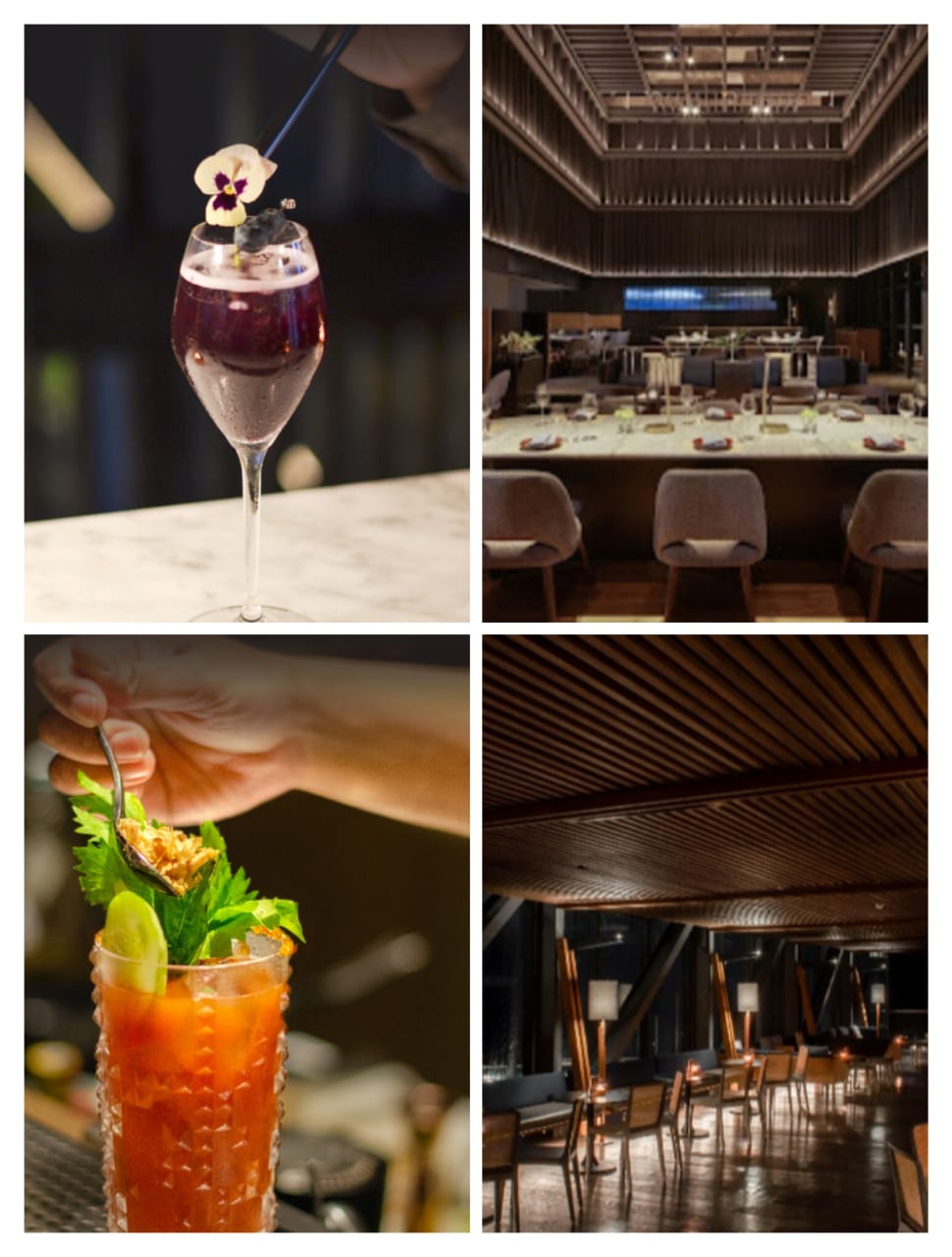 Sajian kuliner di Monomono Now Bar Bandung