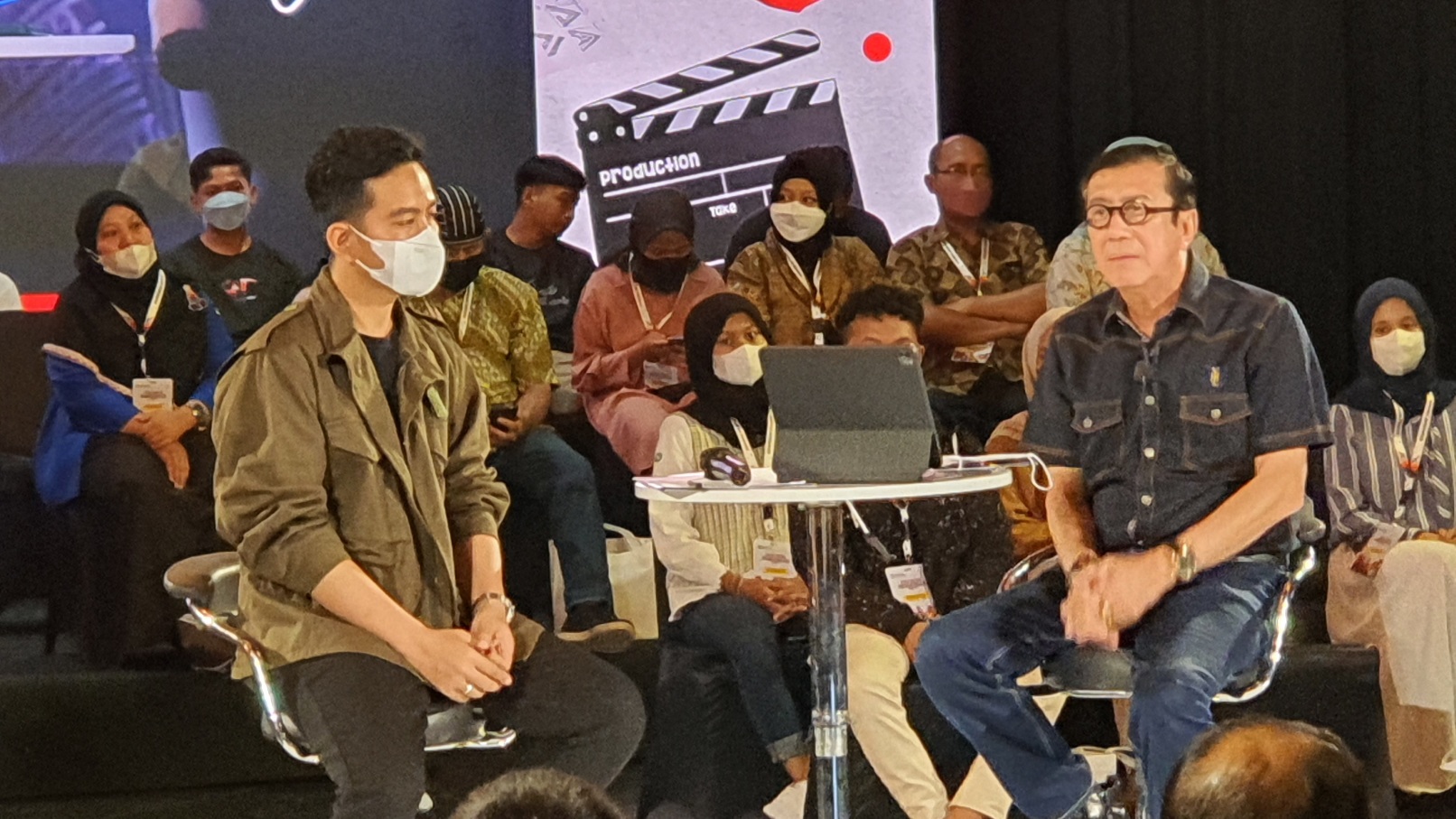 Menkumham Yasonna H Laoly (kanan)