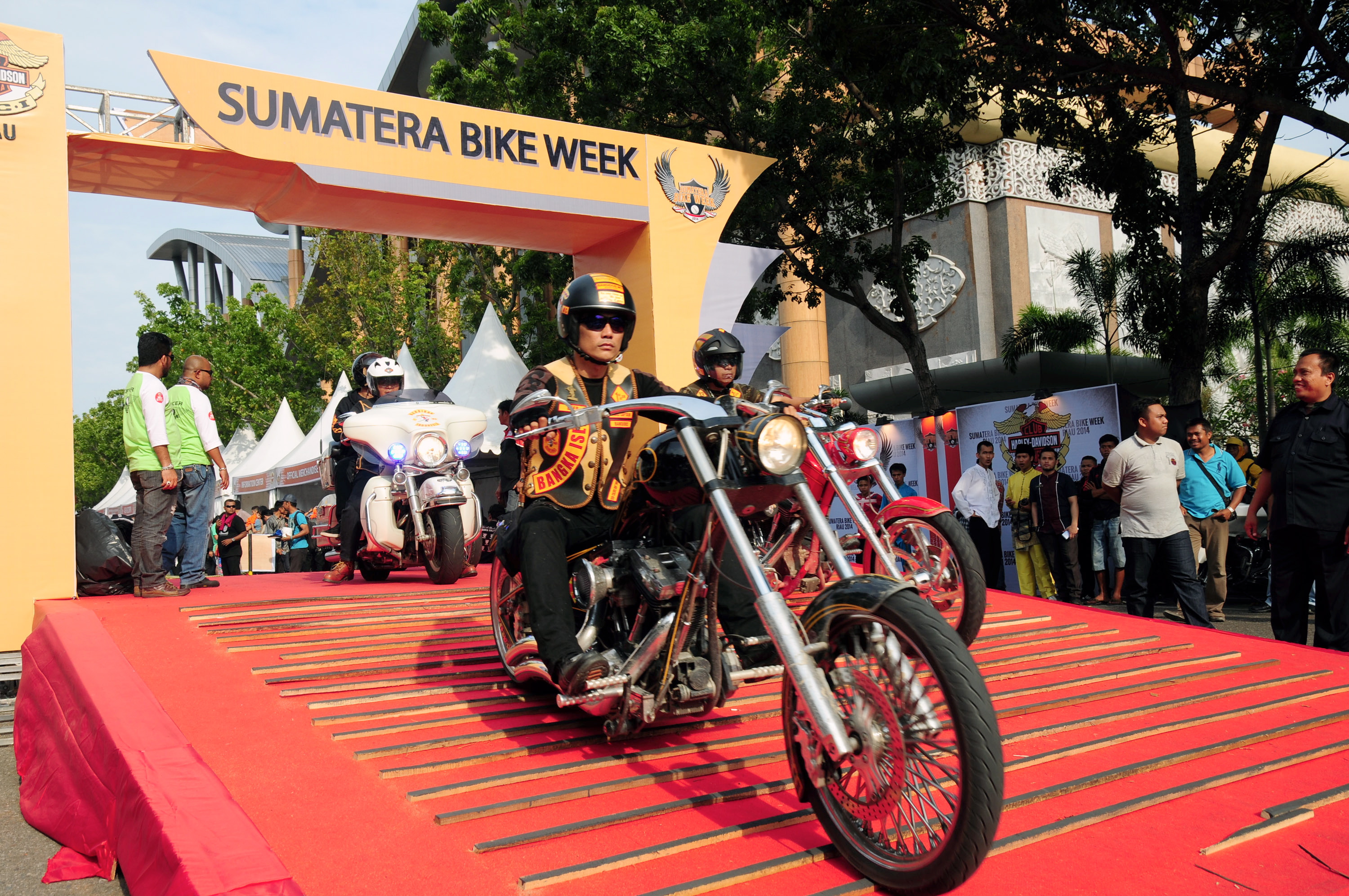 Ajang Sumatera Bike Week yang digelar sebelum pandemi covid-19 di Kota Pekanbaru, Riau, 2014 lalu.