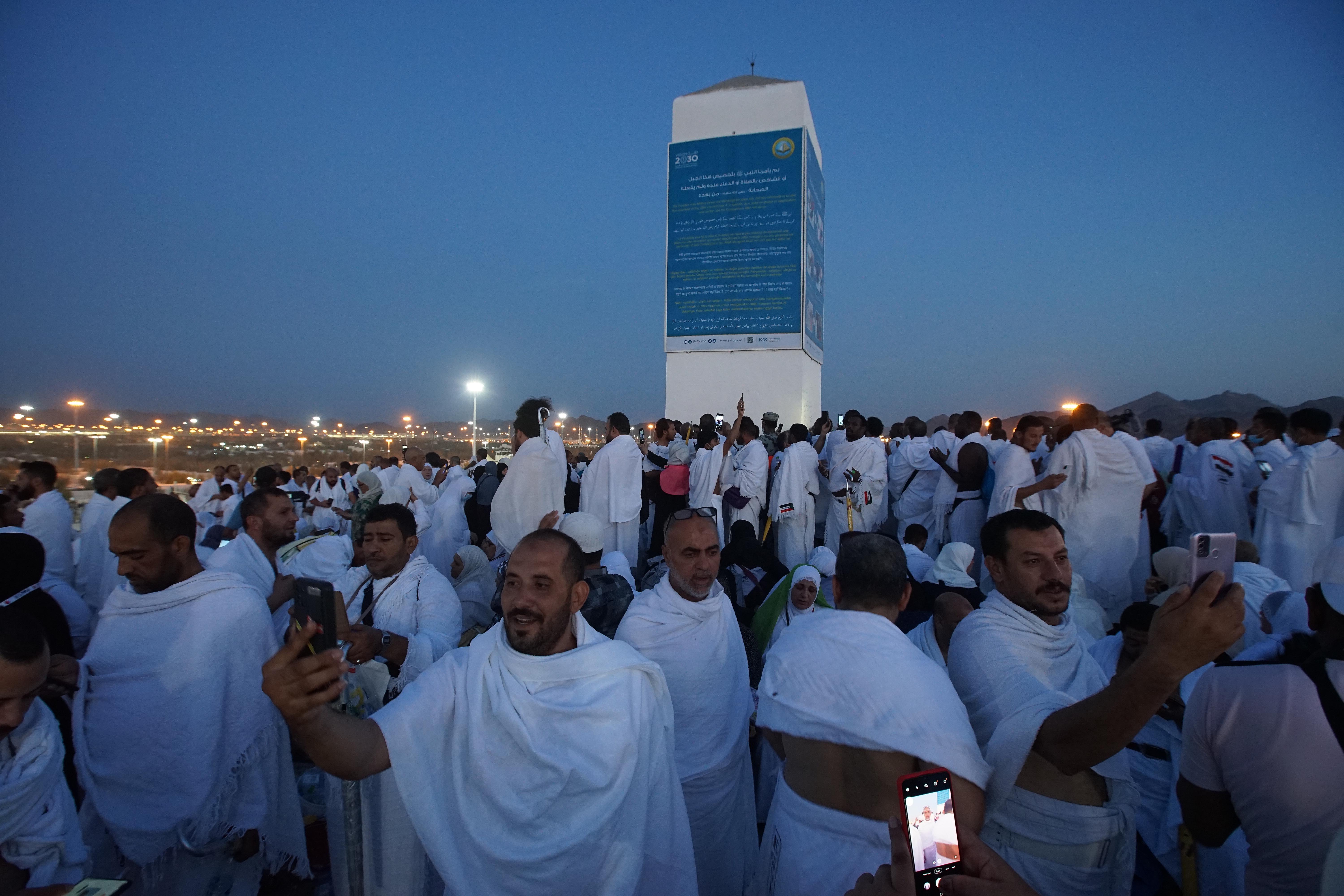 Para jemaah haji di Tanah Suci