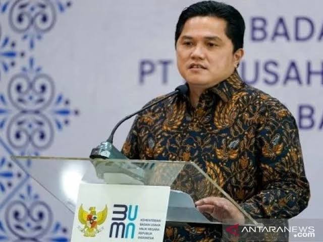 Menteri BUMN Erick Thohir