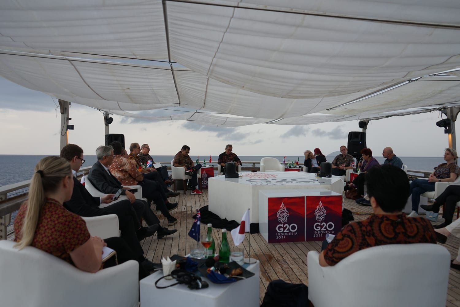 Pertemuan para Sherpa G20 di kapal Lako Sae, Labuan Bajo