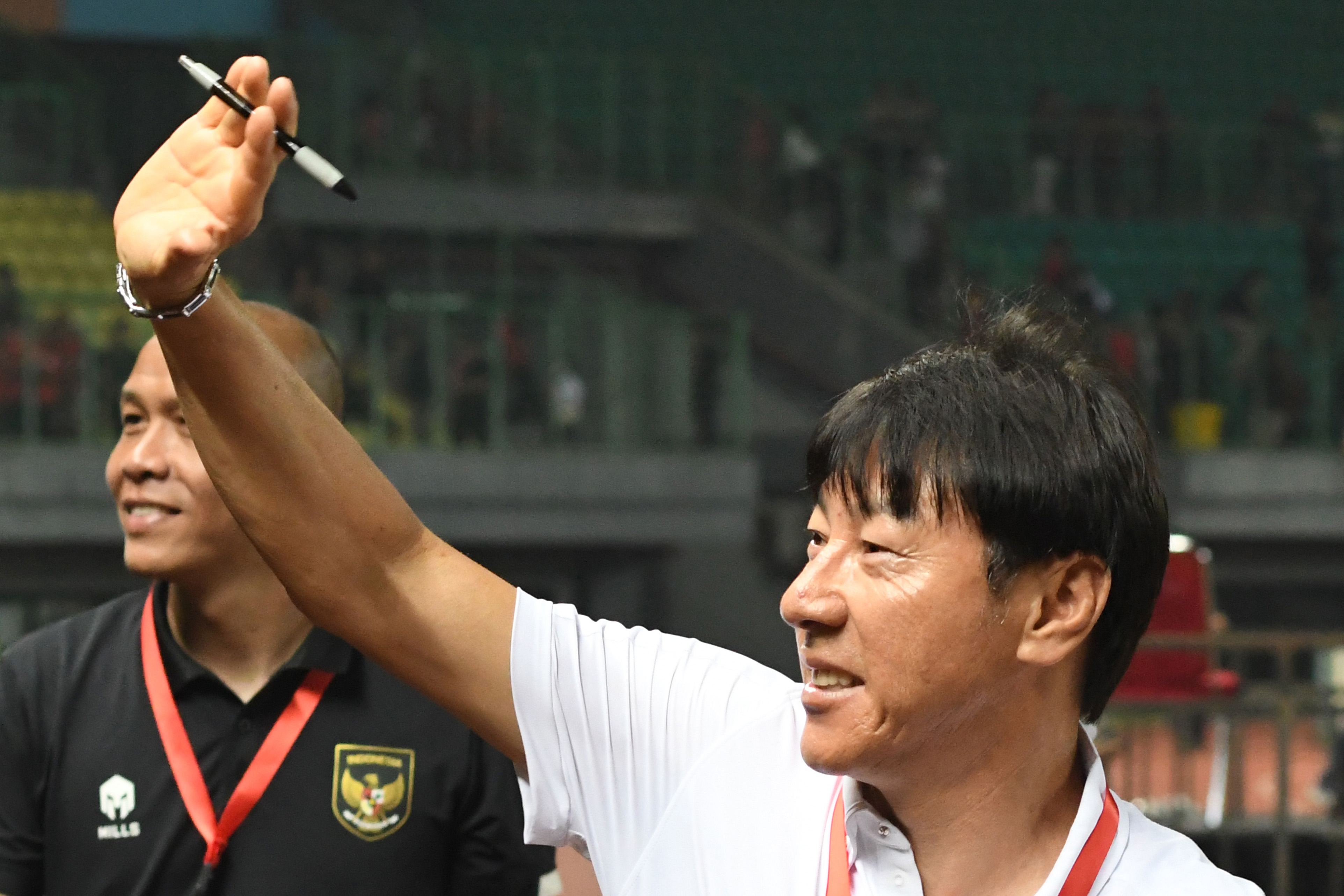 Pelatih timnas Indonesia Shin Tae Yong