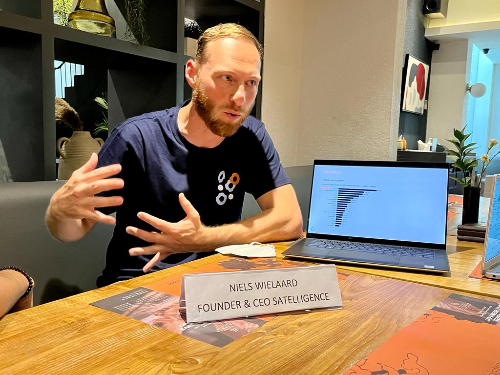 Founder & CEO Satelligence, Niels Wielaard.