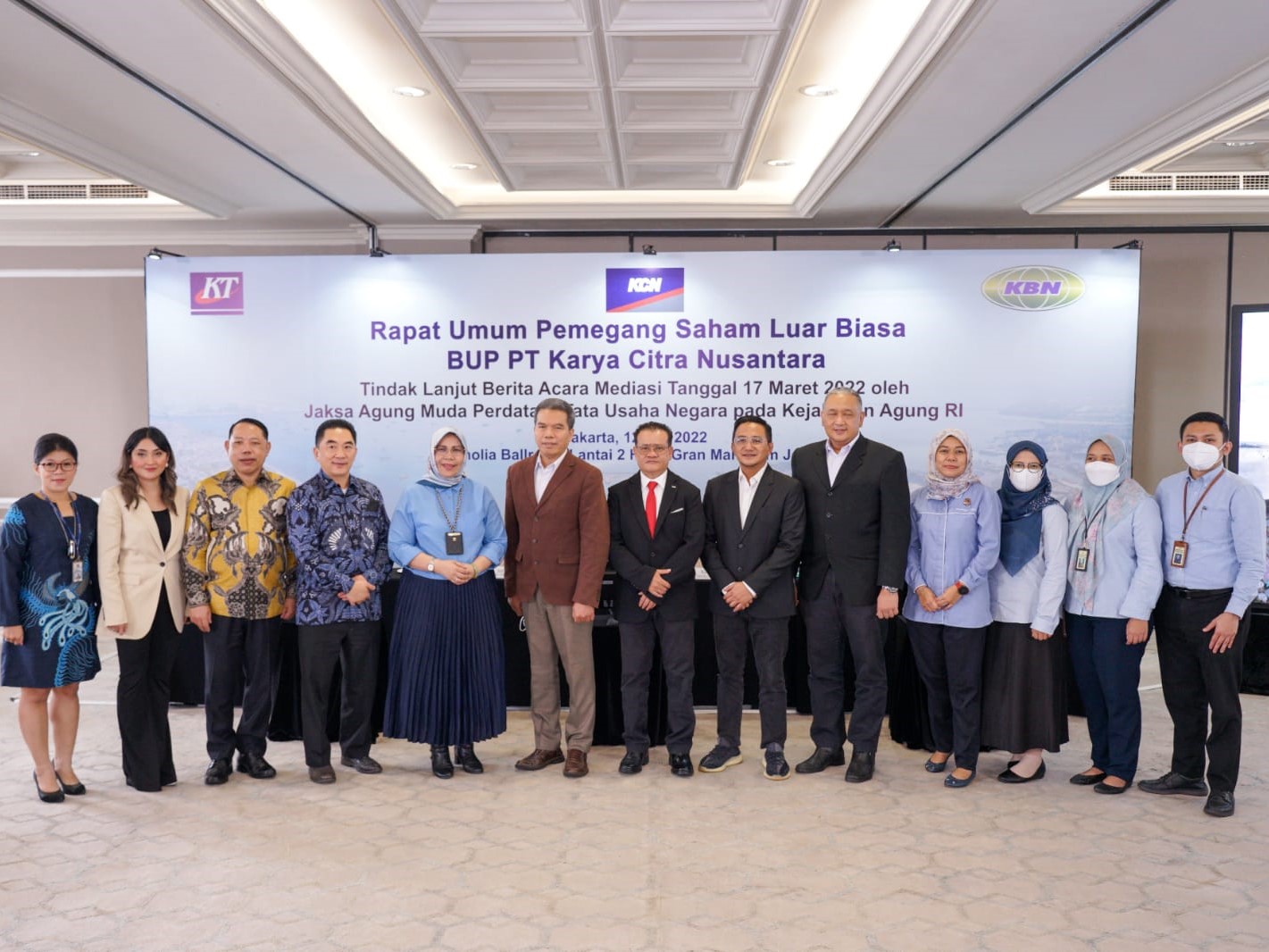 RUPS KCN Sepakati Tim Transisi Penyelesaian Masalah KBN-KTU