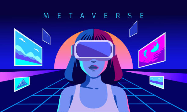 Ilustrasi. Penggunaan menerapkan teknologi AI (Artificial Intelligence) di Metaverse. 