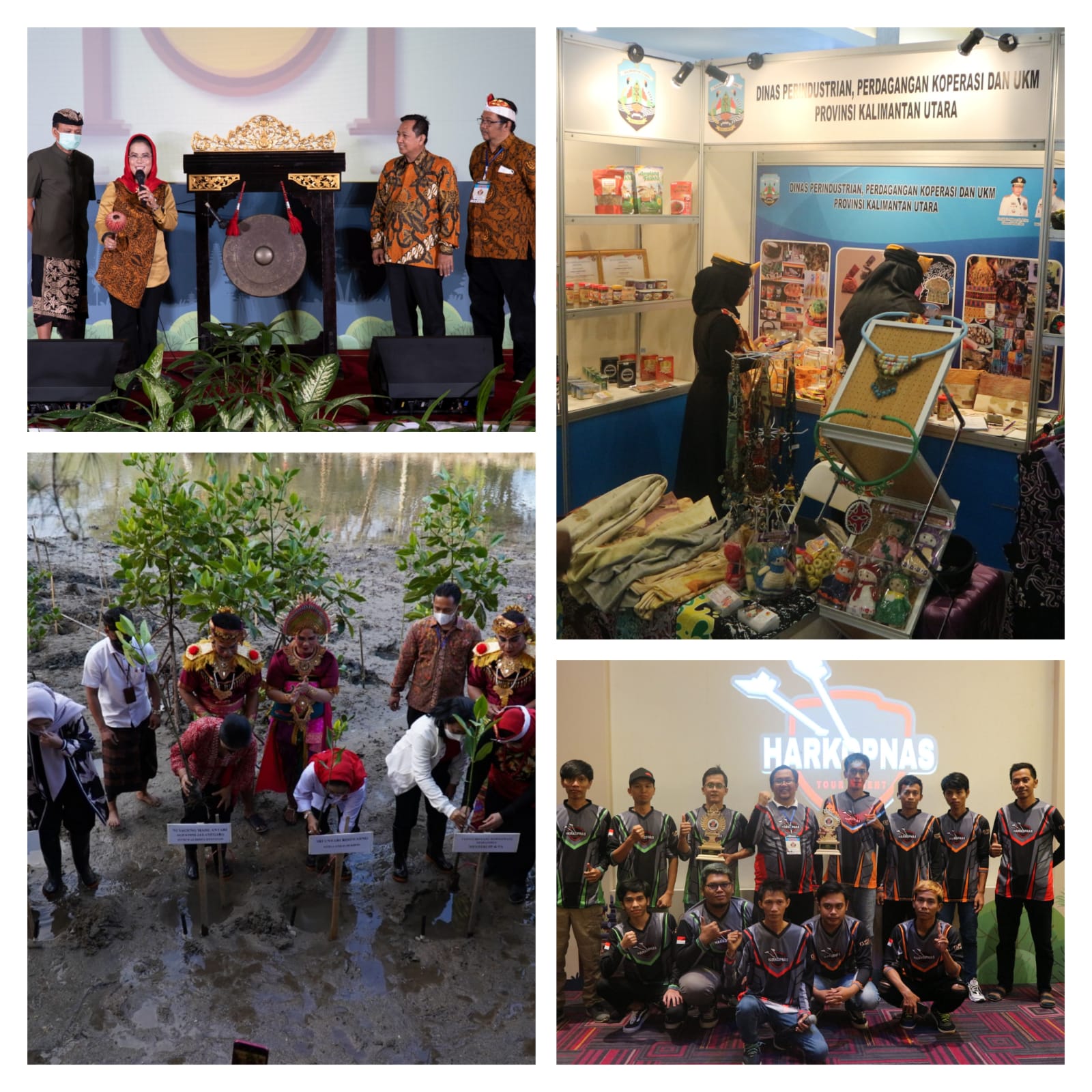 Rangkaian kegiatan dari Hari Koperasi Indonesia (Harkopnas) ke-75 di Ballroom Prime Plaza Hotel Sanur, Bali.