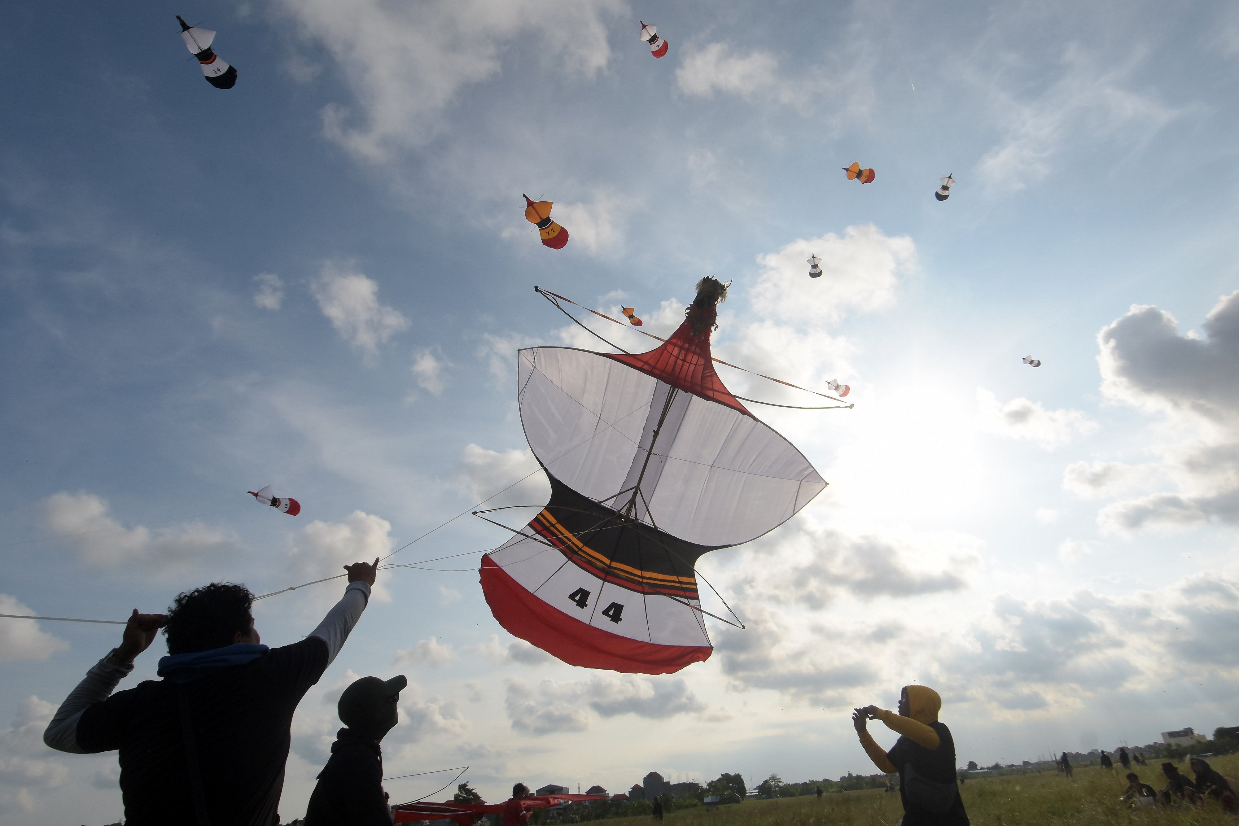 Ilustrasi festival layang-layang