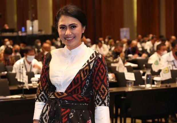 Presenter TV One Brigita Purnawati Manohara