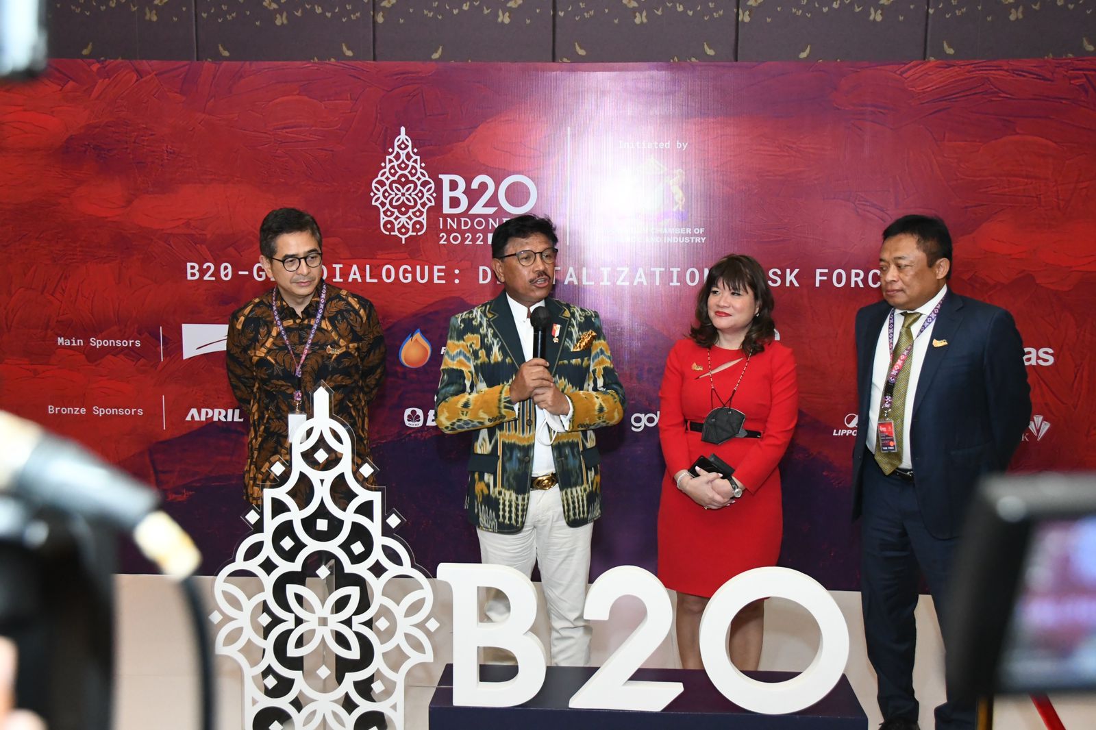 B20 Indonesia Digitalization Task Force sukses menggelar forum dialog G20-B20 secara hybrid, Kamis (7/7/2022) di Jakarta.