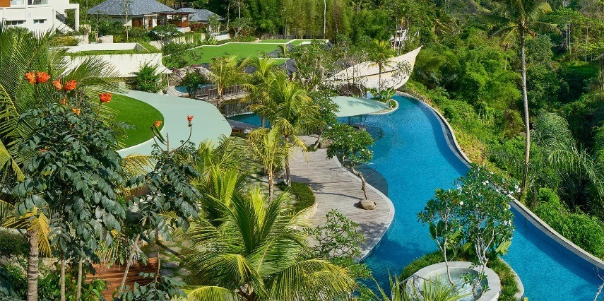 Suasana hotel Westin Ubud, Bali