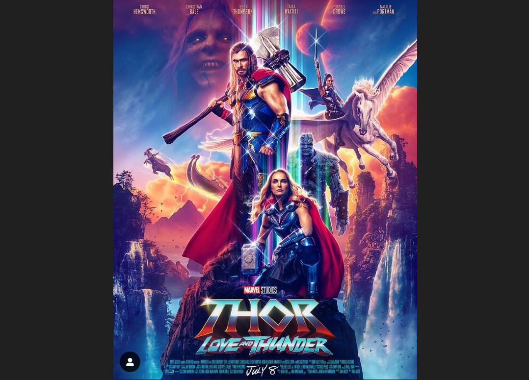 Poster film Thor: Love and Thunder