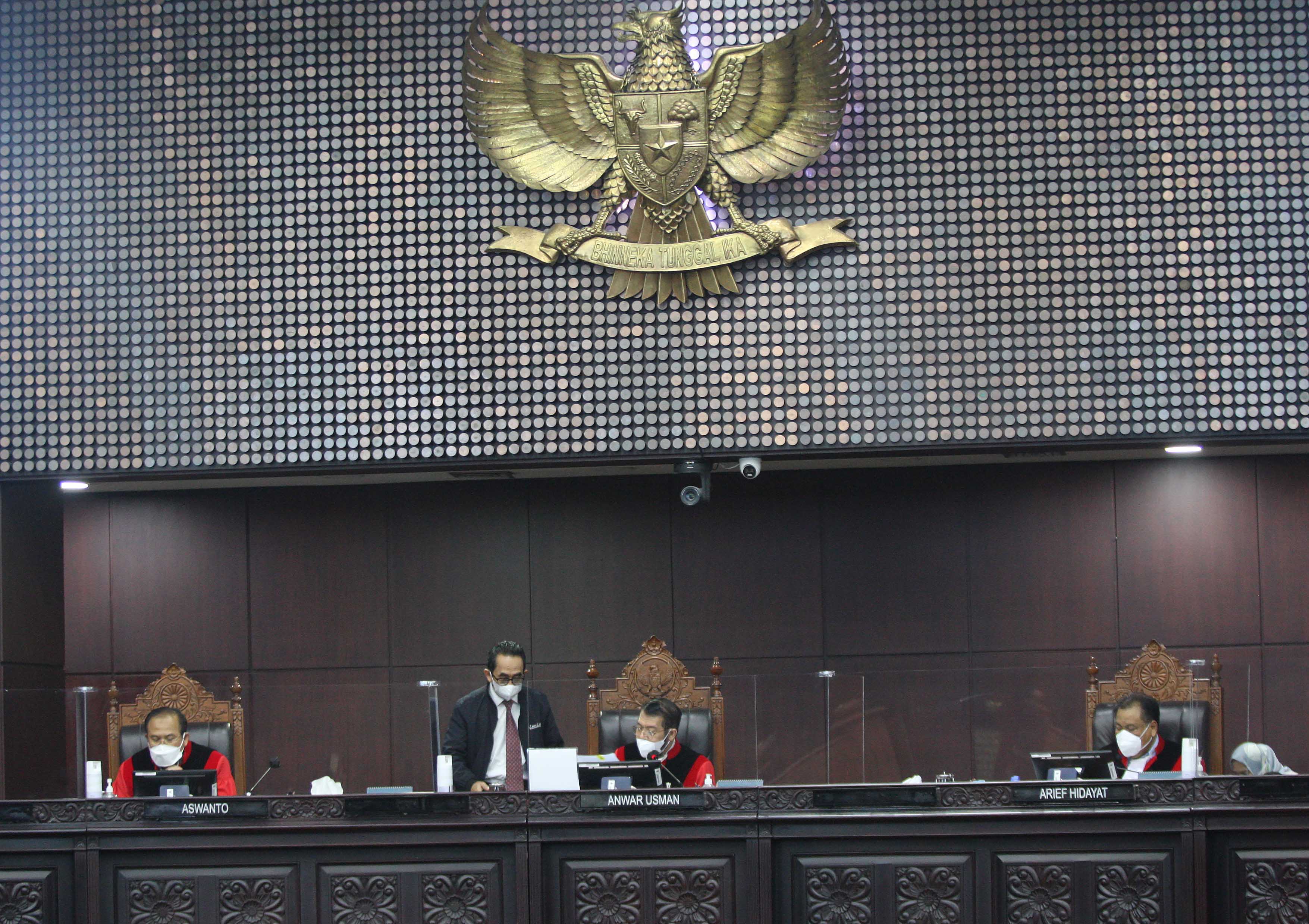 Ilustrasi--Sidang di Mahkamah Konstitusi