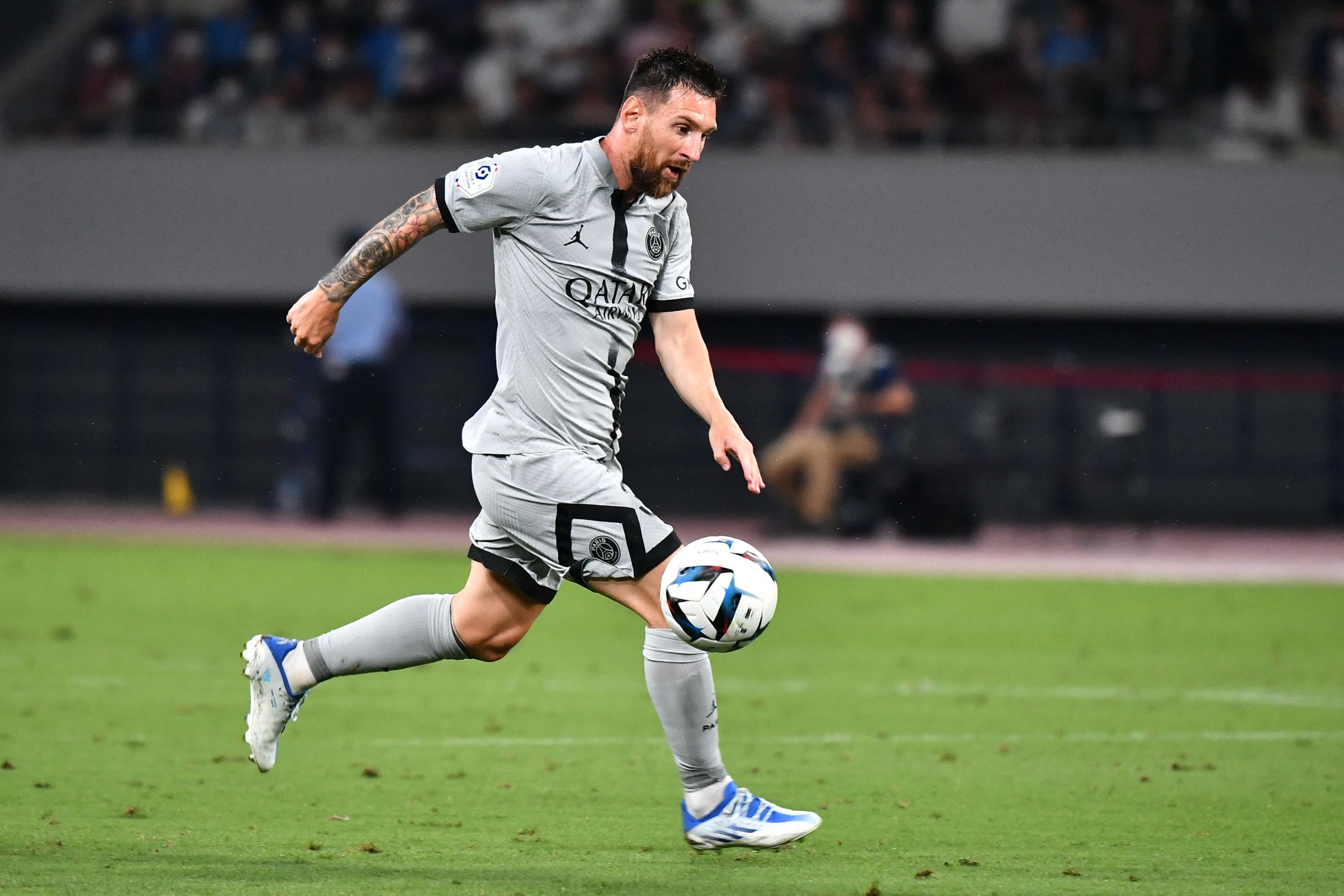 Penyerang PSG Lionel Messi 