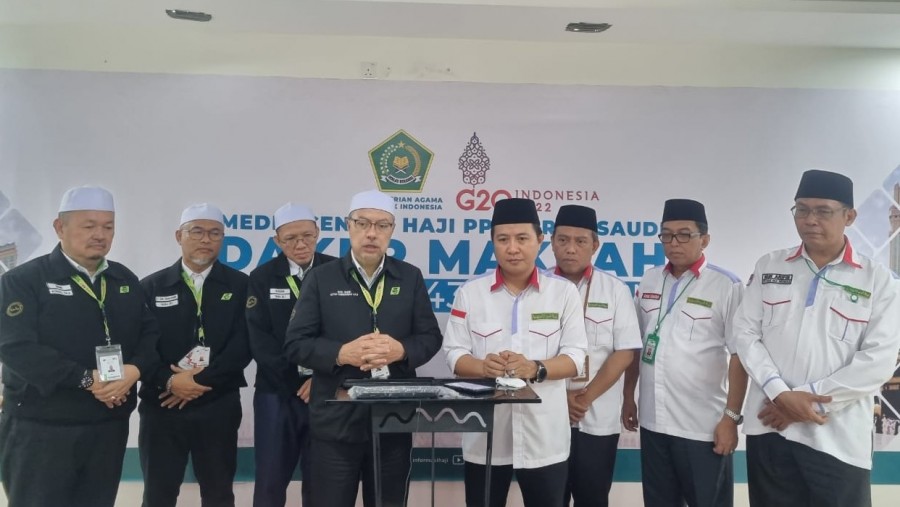 Pertemuan Misi Haji Indonesia dan Malaysia di Daker Mekah, Juli 2022.