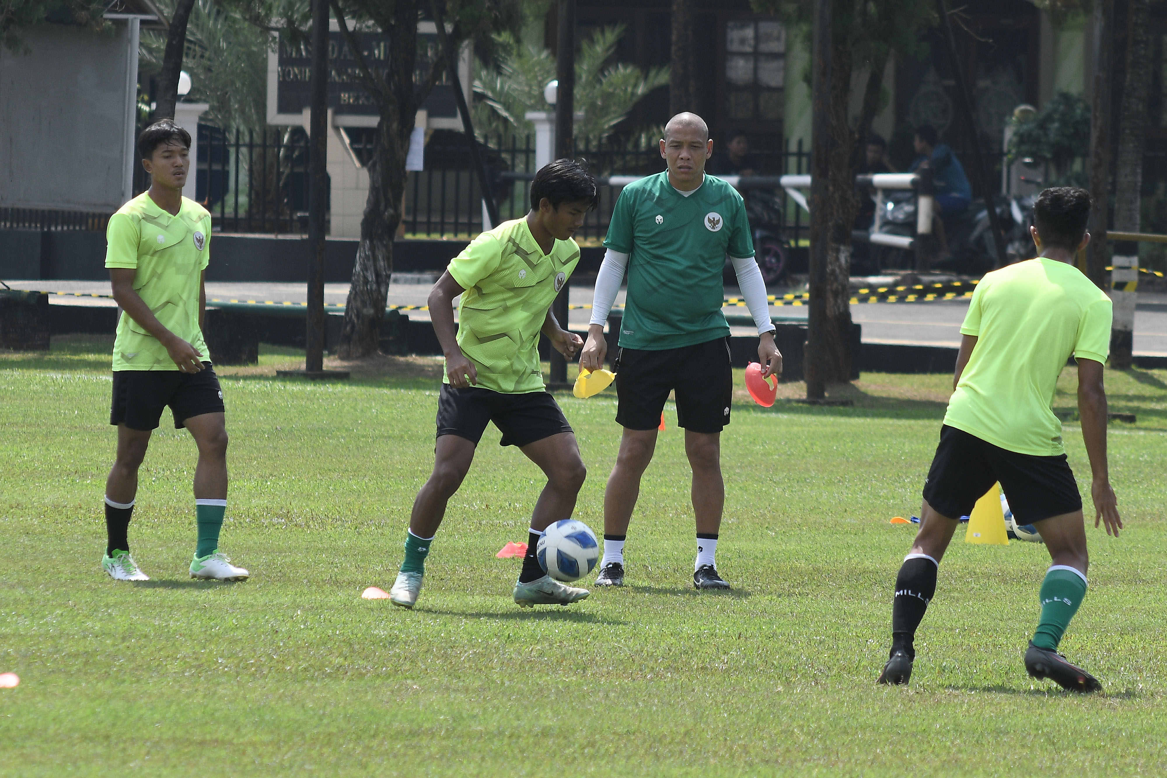 Timnas U-19 sedang berlatih