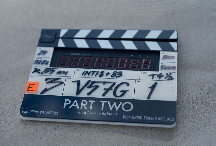 Pengumuman bahwa syuting film Dune: Part Two telah dimulai di laman Instagram resmi film tersebut.