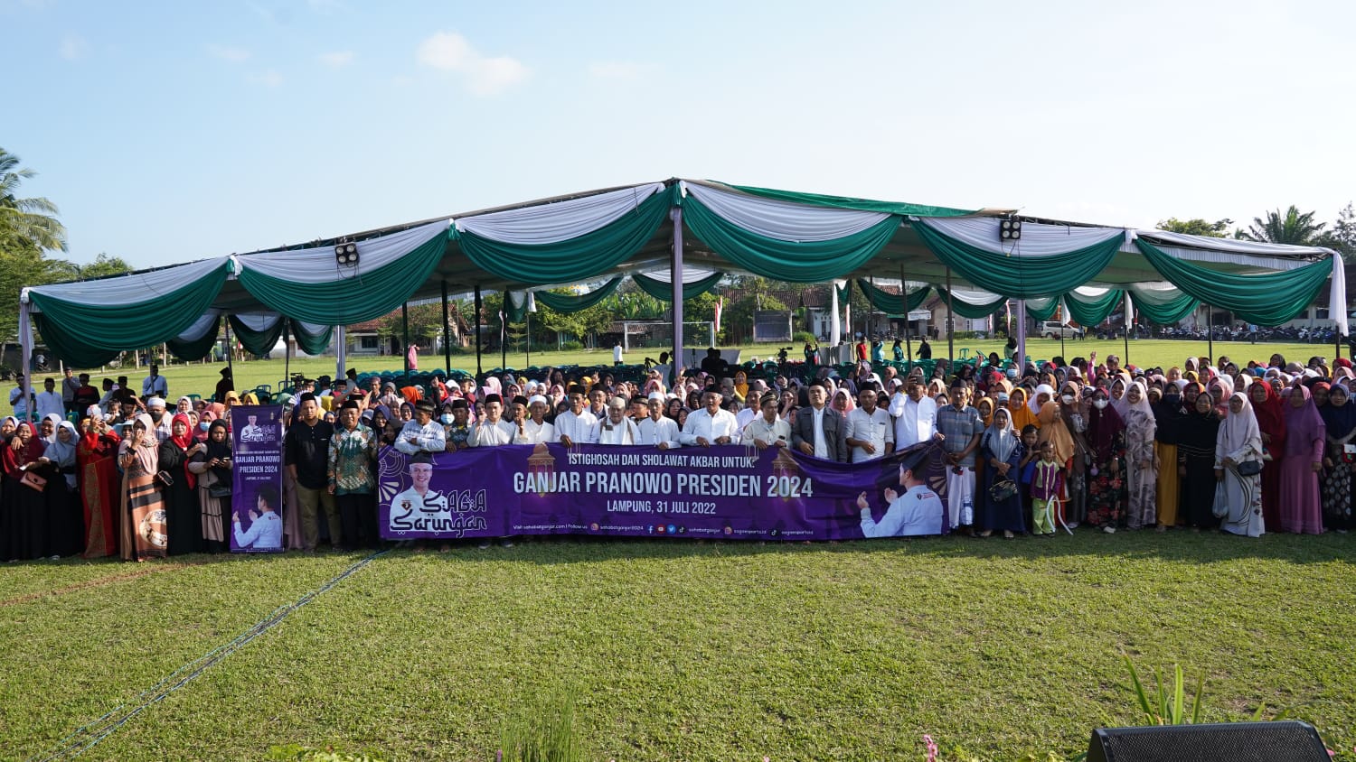 Kegiatan Sahabat Ganjar di Lampung Selatan