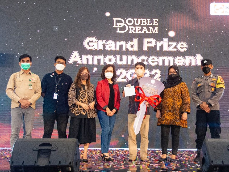 Pengundian hadiah di Program Double Dream berupa satu unit apartemen dilaksanakan pada Sabtu (16/7) di ICE BSD City.