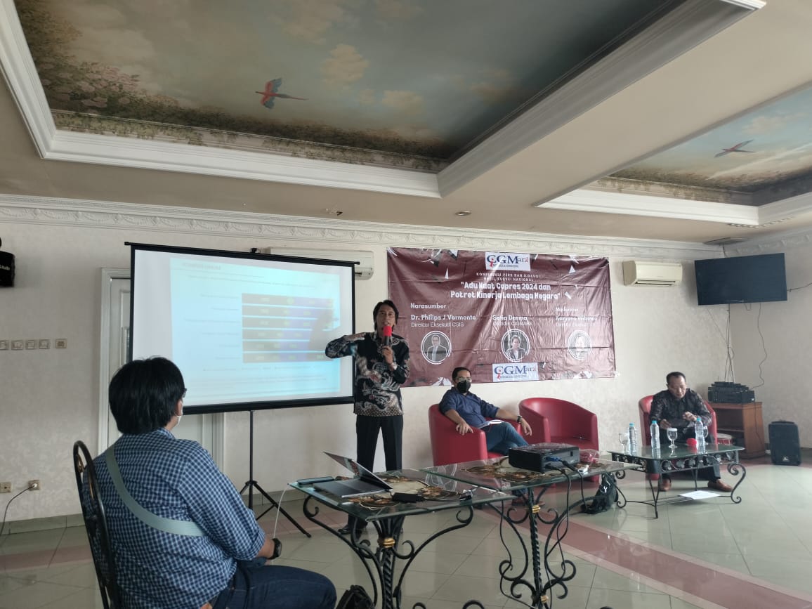 Pemaparan hasil survei pasangan capres-cawapres CigMark