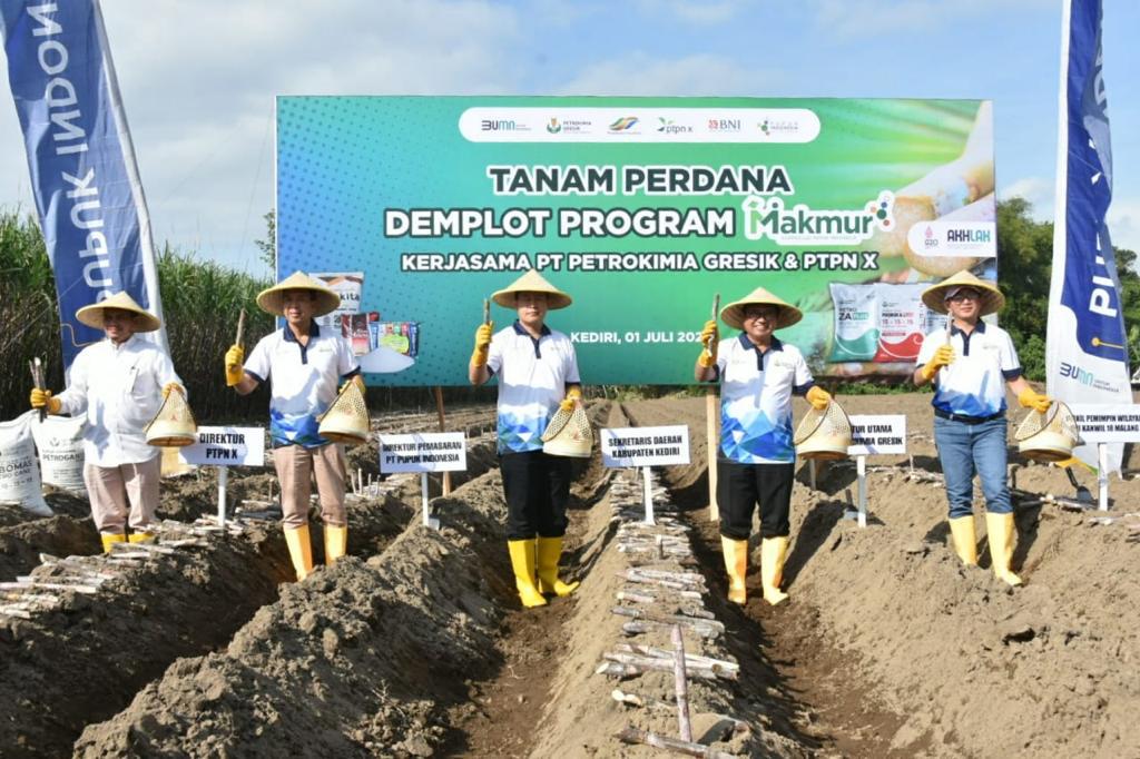 Program MAKMUR yang digarap Petrokimia Gresik dan PTPN X