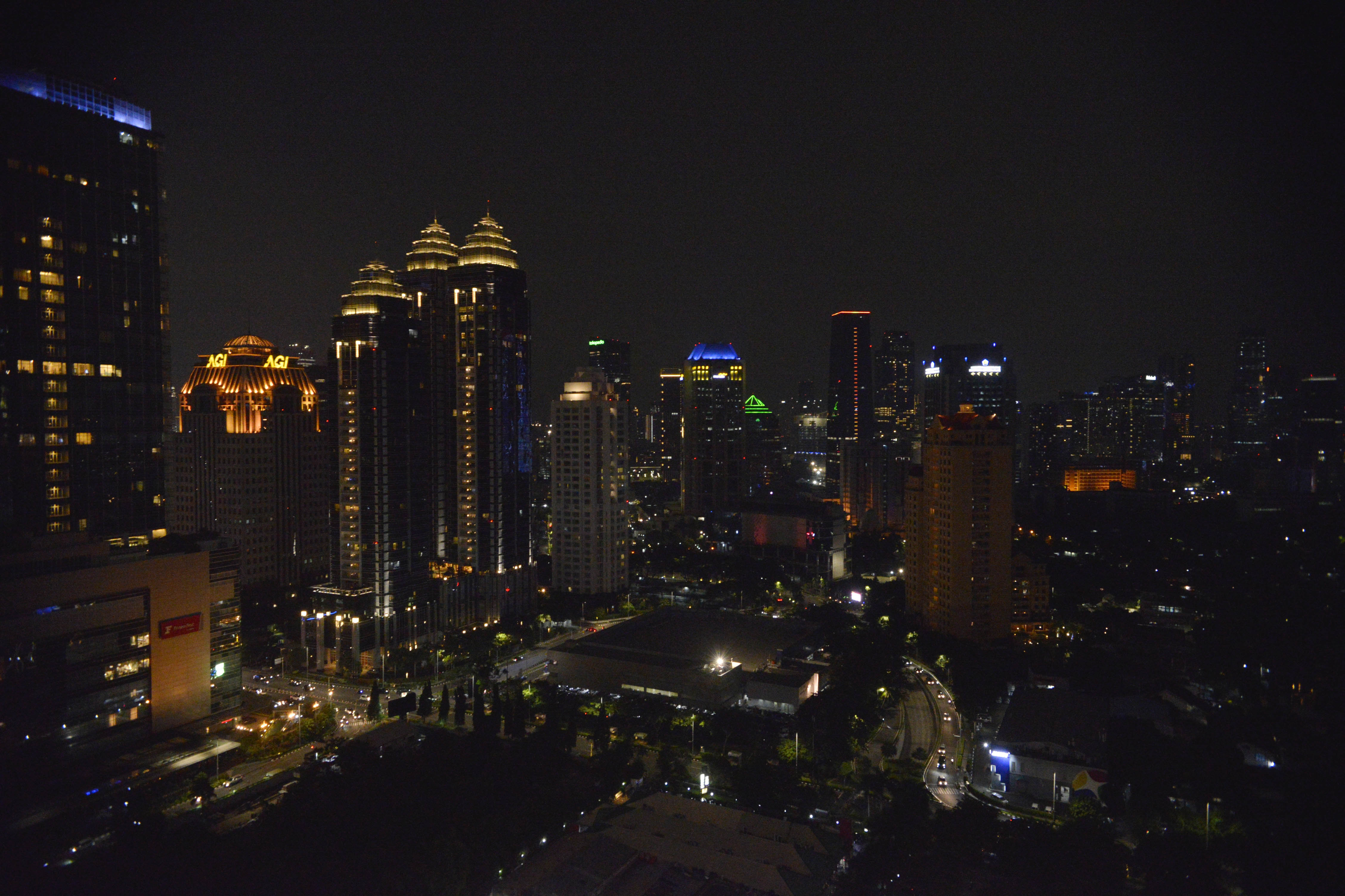 Ilustrasi pemadaman lampu di Jakarta