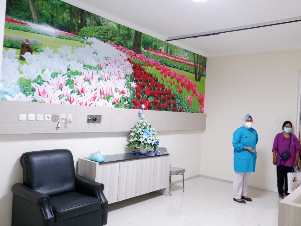 Suasana Klinik Fertilitas Indonesia di RS Keluarga Sehat, Pati, Jawa Tengah.