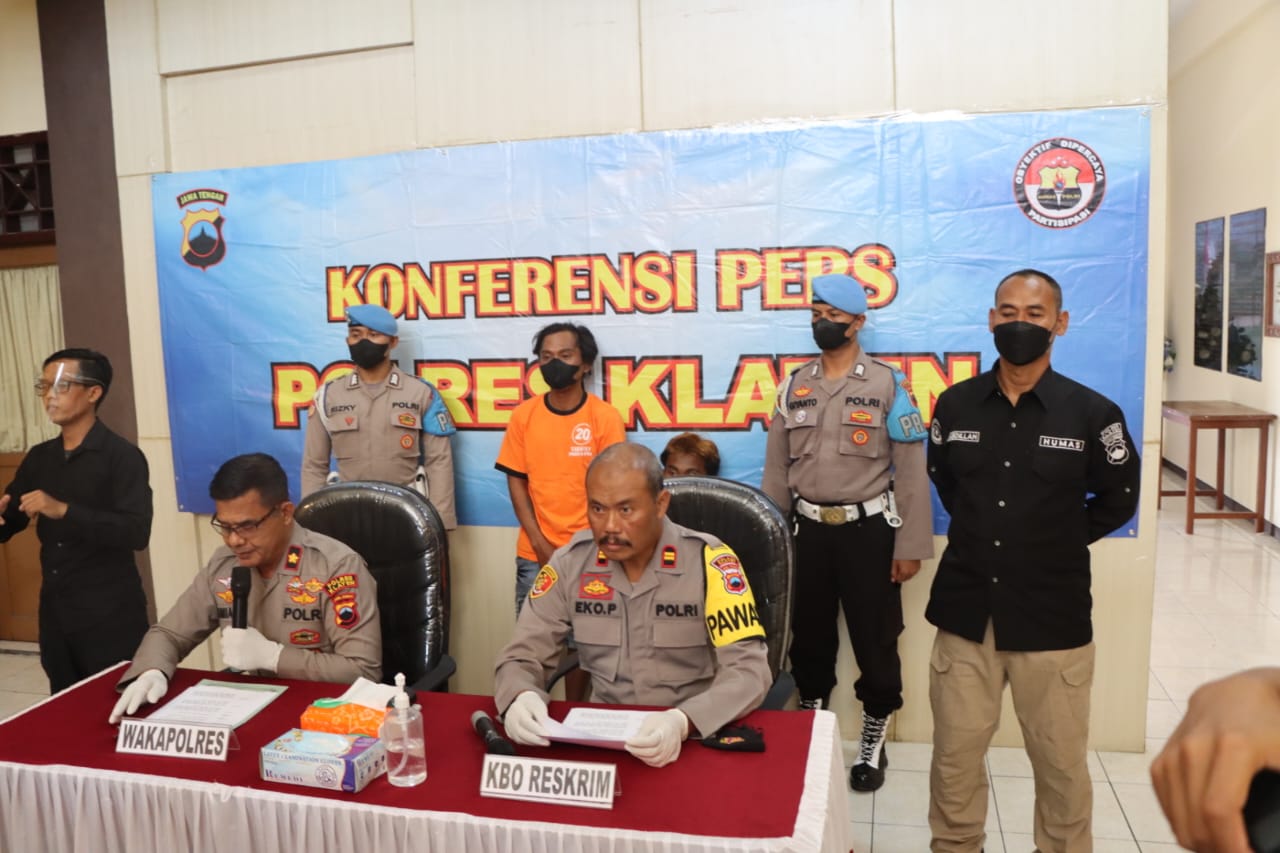 Polres Klaten Tangkap Dua Pembobol Kios Pulsa