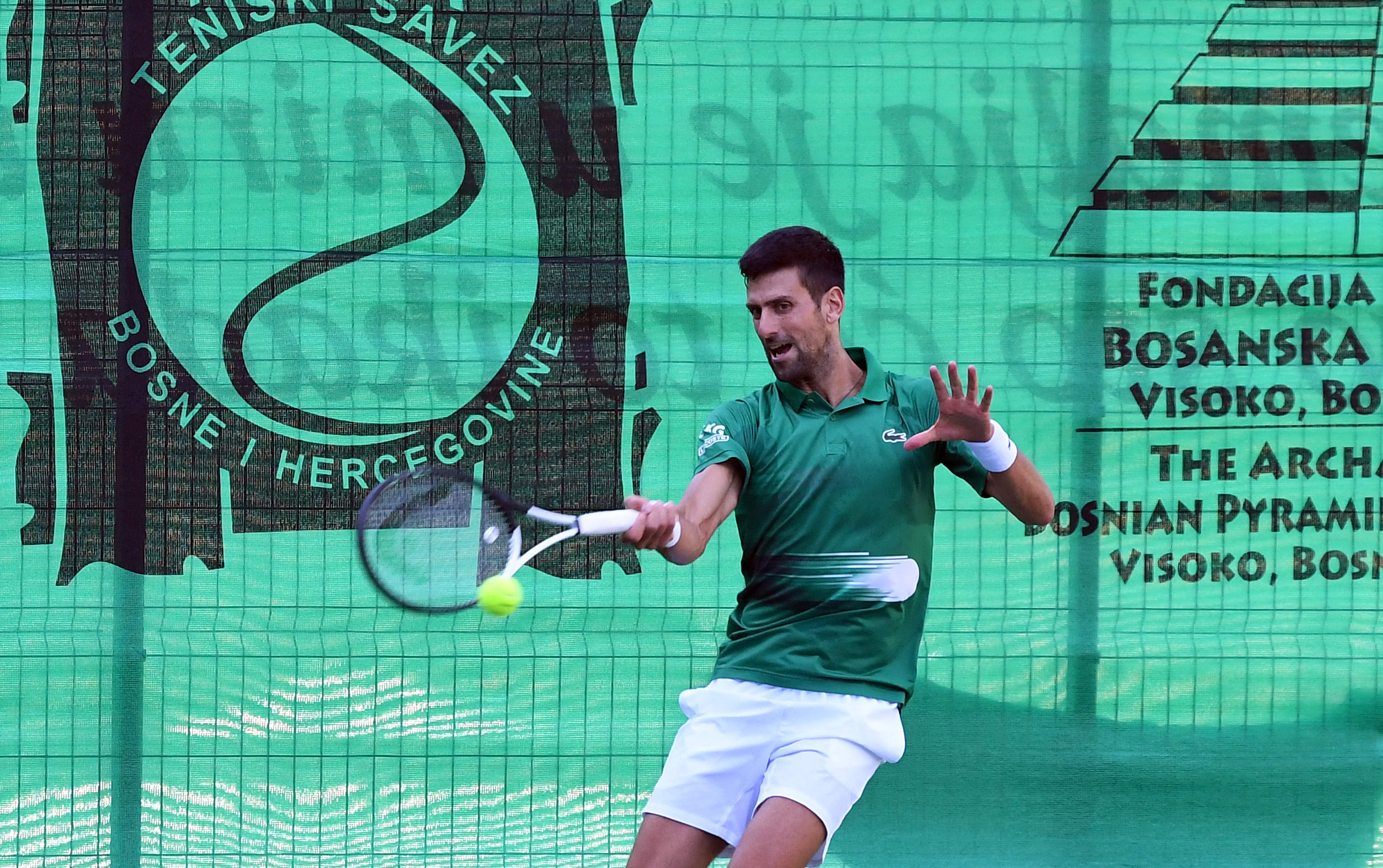 Petenis Serbia Novak Djokovic