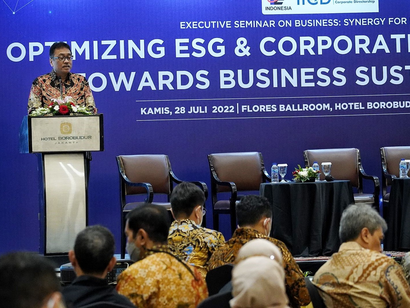 ESG dinilai menjadi salah satu solusi untuk membantu dunia usaha mendukung dunia beradaptasi dengan perubahan iklim.