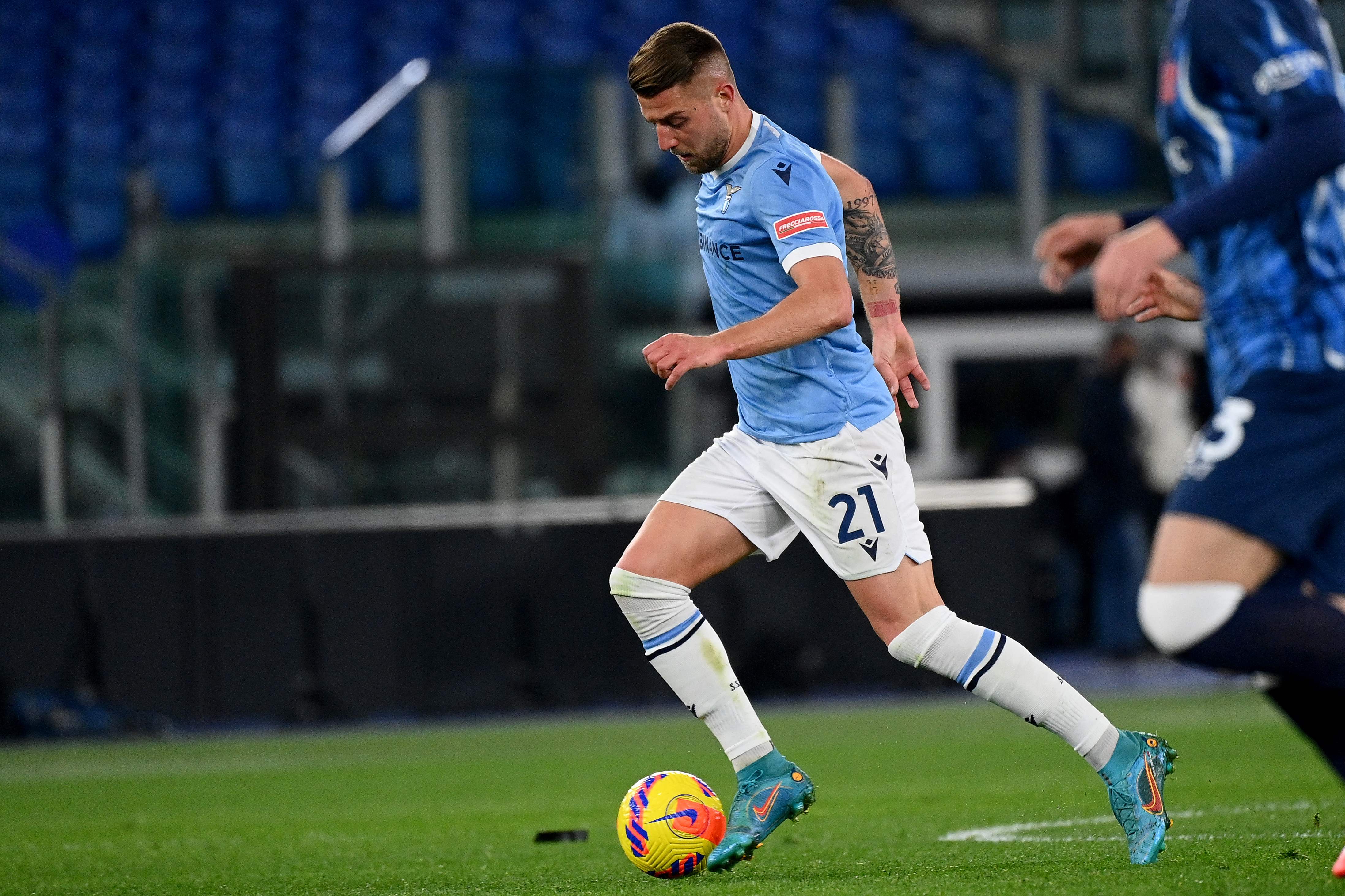 Gelandang Lazio Sergej Milinkovic-Savic