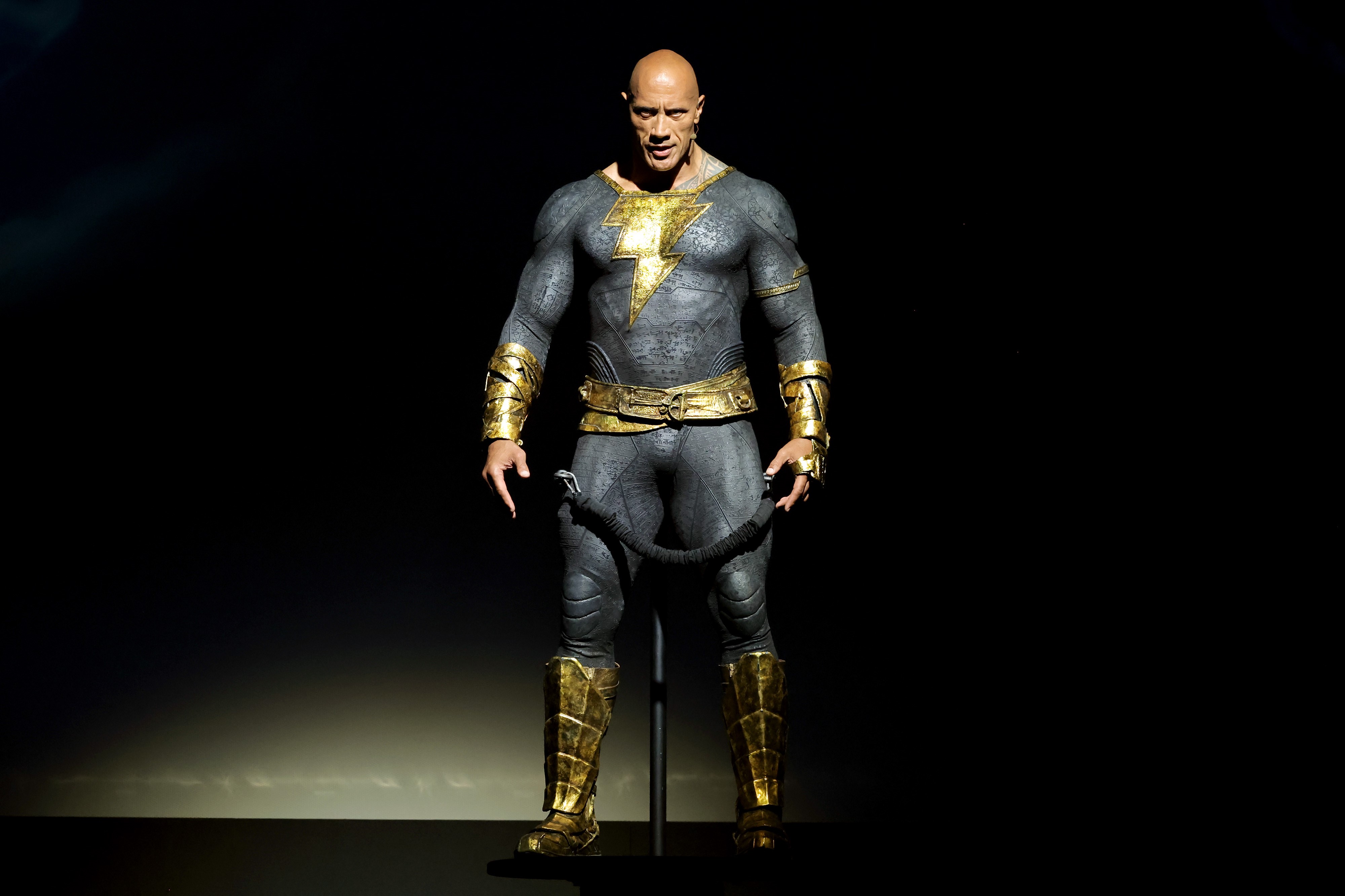 Aktor Dwayne Johnson sebagai Black Adam di Comic Con