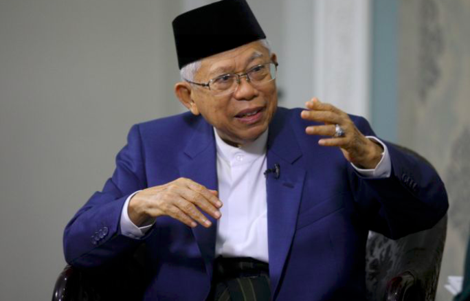 Wakil Presiden terpilih Ma'ruf Amin.