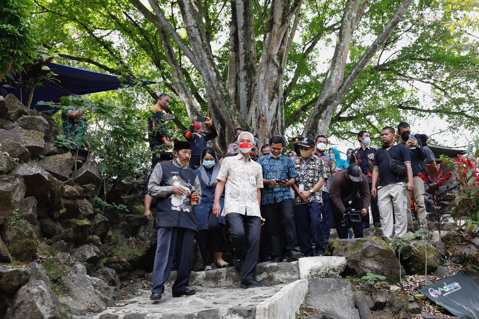 Gubernur Ganjar Pranowo, meninjau  desa wisata di Desa Sikasur, Kecamatan Belik, Kabupaten Pemalang beberapa waktu lalu.