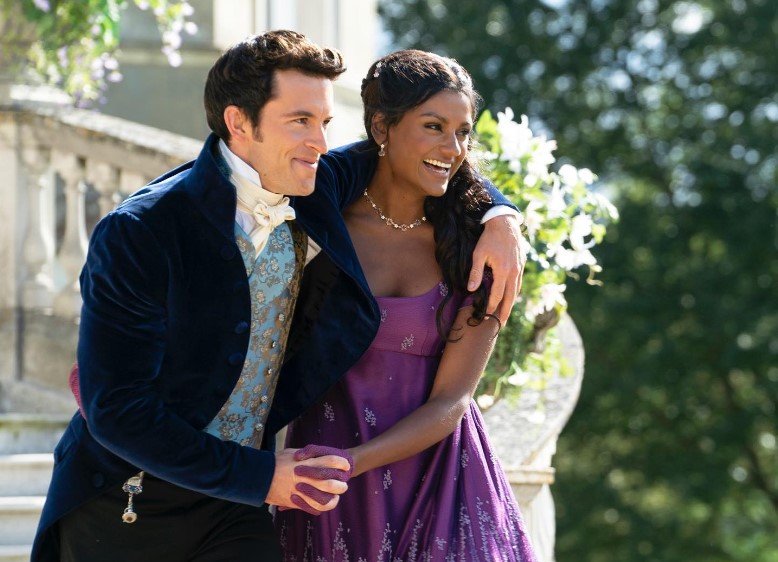 Cuplikan adegan dari serial Netflix Bridgerton