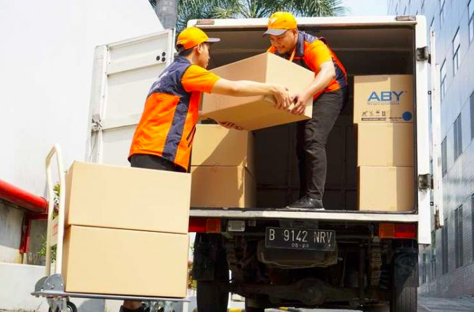 Ilustrasi - Jasa pengiriman barang.