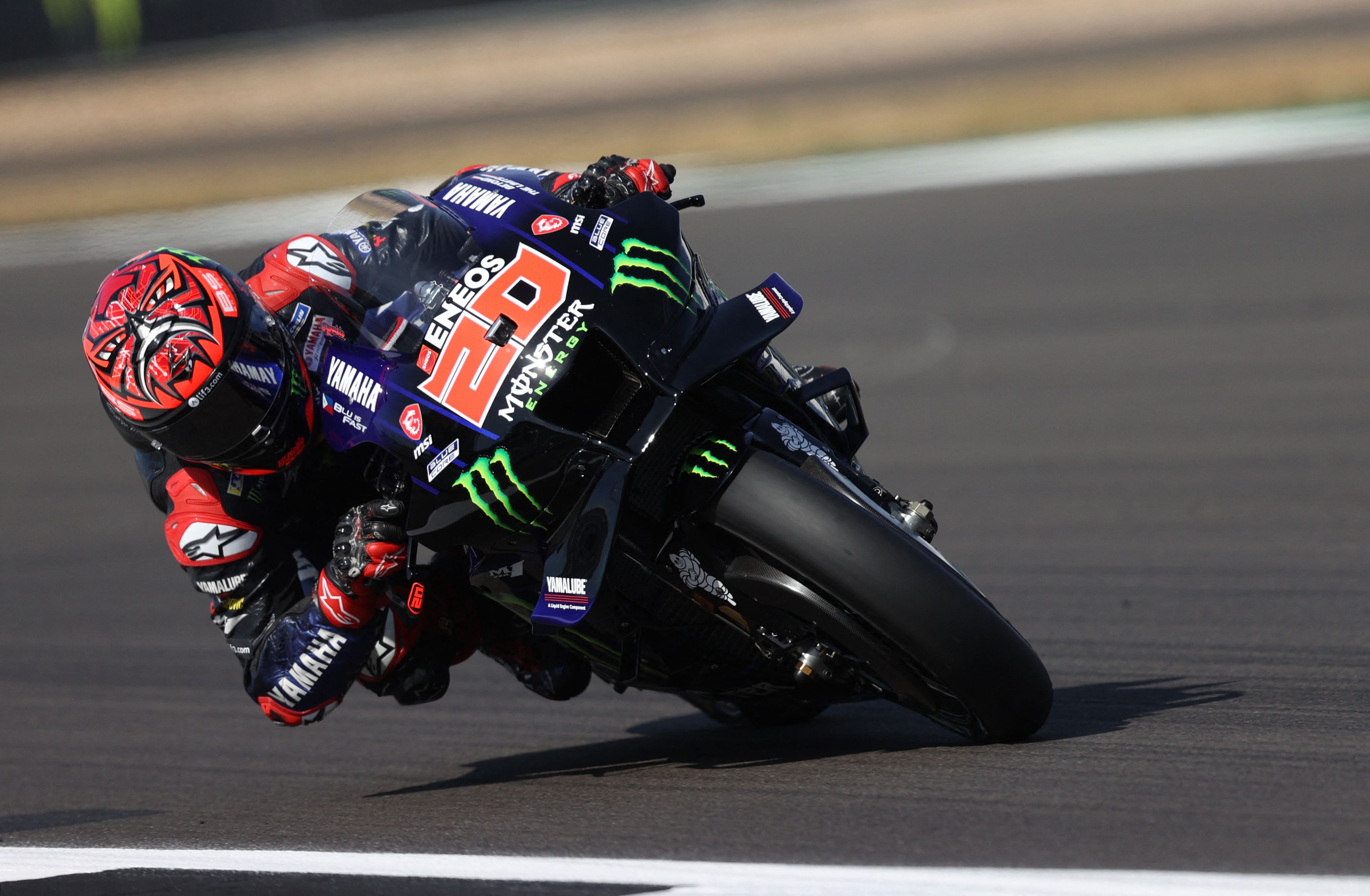 Pembalap Monster Energy Yamaha Fabio Quartararo