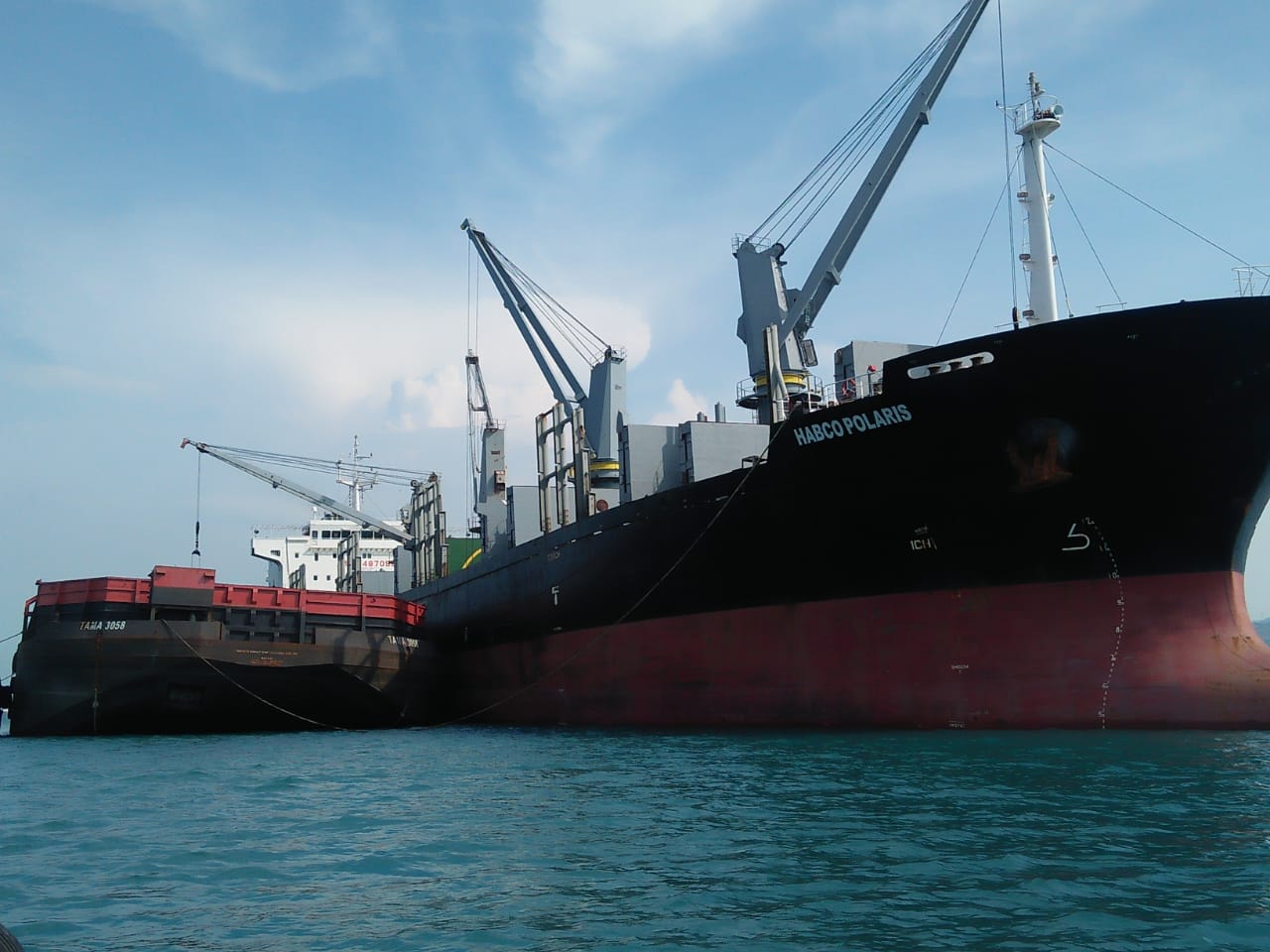 Kapal bulk carrier yang dimiliki PT Habco Trans Maritima Tbk (HATM). 