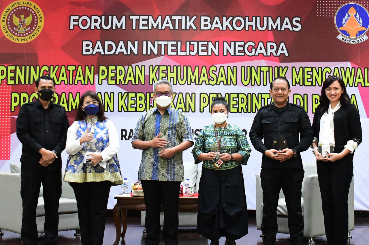 Forum Tematik Bakohumas BIN dengan tema 'Peningkatan Peran Kehumasan untuk Mengawal Program dan Kebijakan Pemerintah di Papua',