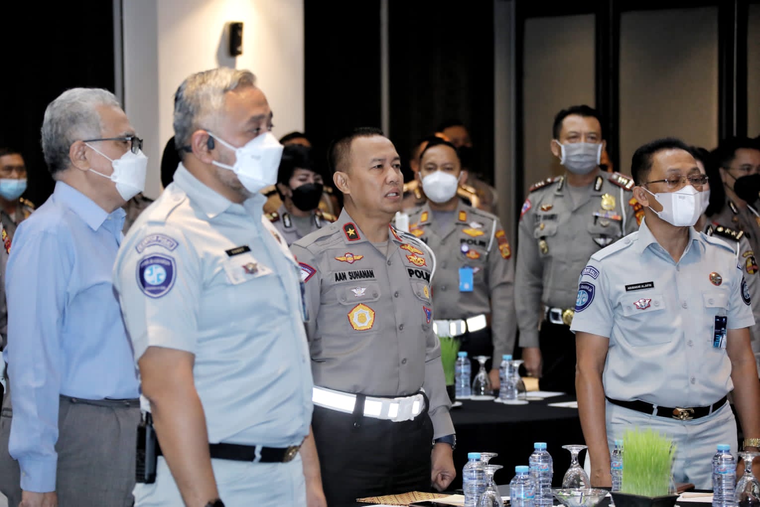 Dirgakkum Korlantas Polri, Brigjen Pol Aan Suhanan (tengah)