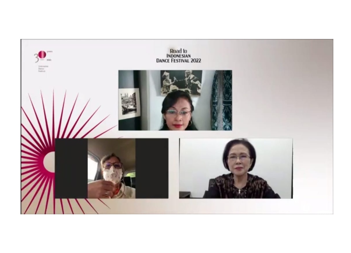 Tangkapan layar suasana konpers daring IDF 2022, Kamis (25/8).